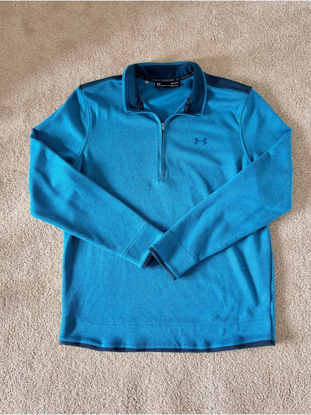 Under Armour Blue Quarter-Zip Pullover